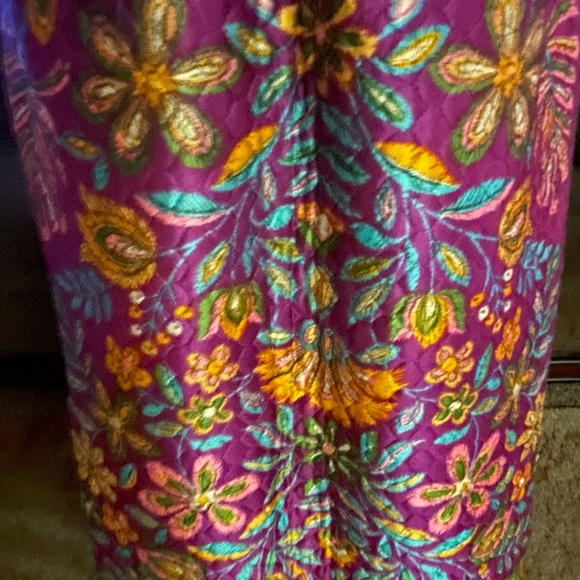 New Issues • Division Of Jonathan Logan • Size 14 • Purple/Green• Quilted •Skirt - Picture 8 of 16